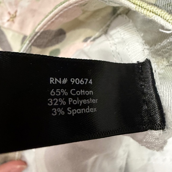 Boston Proper Women's Pull On Camo Floral Jeans, Size 14, Ankle, Slim, Fall - Picture 8 of 11